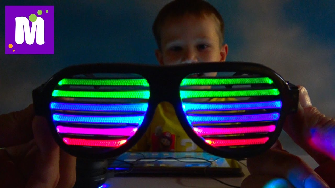 Радио приемник DIY и очки с чувствительнымы LED полосками Собираем сами
