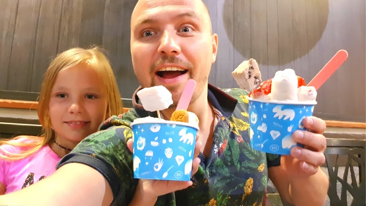 Едем в ЯПОНИЮ !! Николь и Алиса в Большом Магазине Хелоу Китти Hello Kitty Кушаем СУПЕР Мороженое