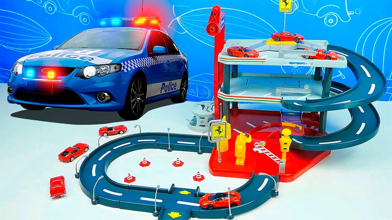 МАШИНКИ. Гоночные Спортивные и Полицейские Машинки для детей. Many Cars for Children