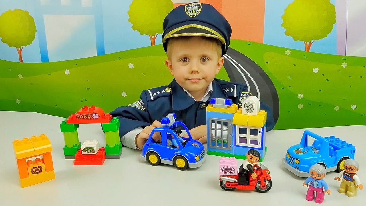 Полицейский набор Lego - Преступление и наказание. Играем с Даником в полицию