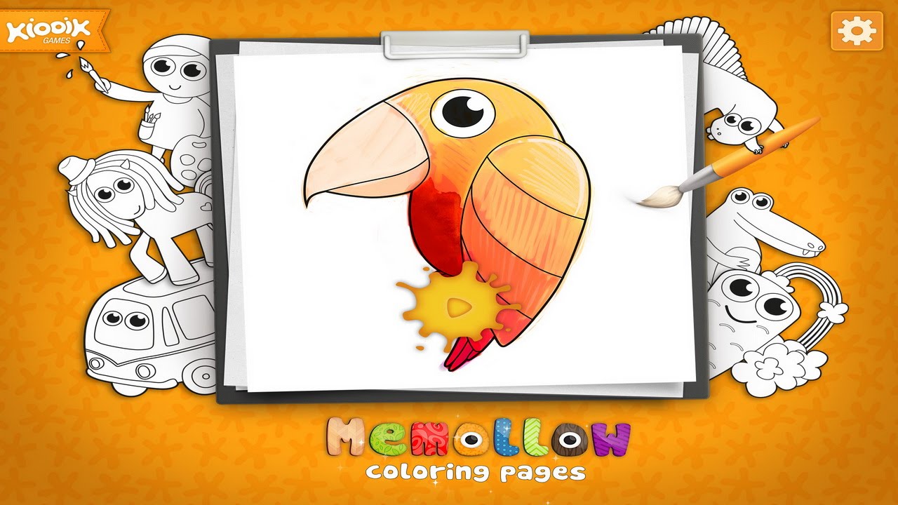 Раскраски для детей Memollow - Развивающее видео для малышей