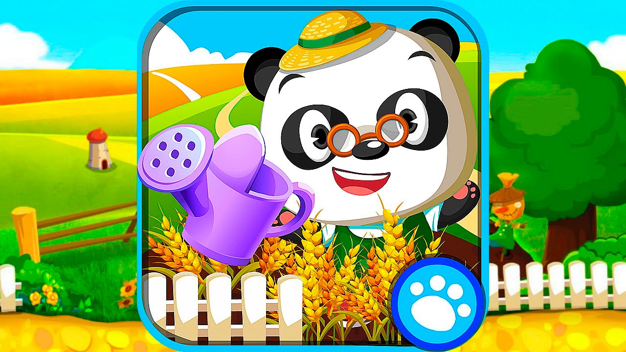 Огород Доктора Панды - Обзор развивающего приложения для детей. Dr Panda’s Veggie Garden