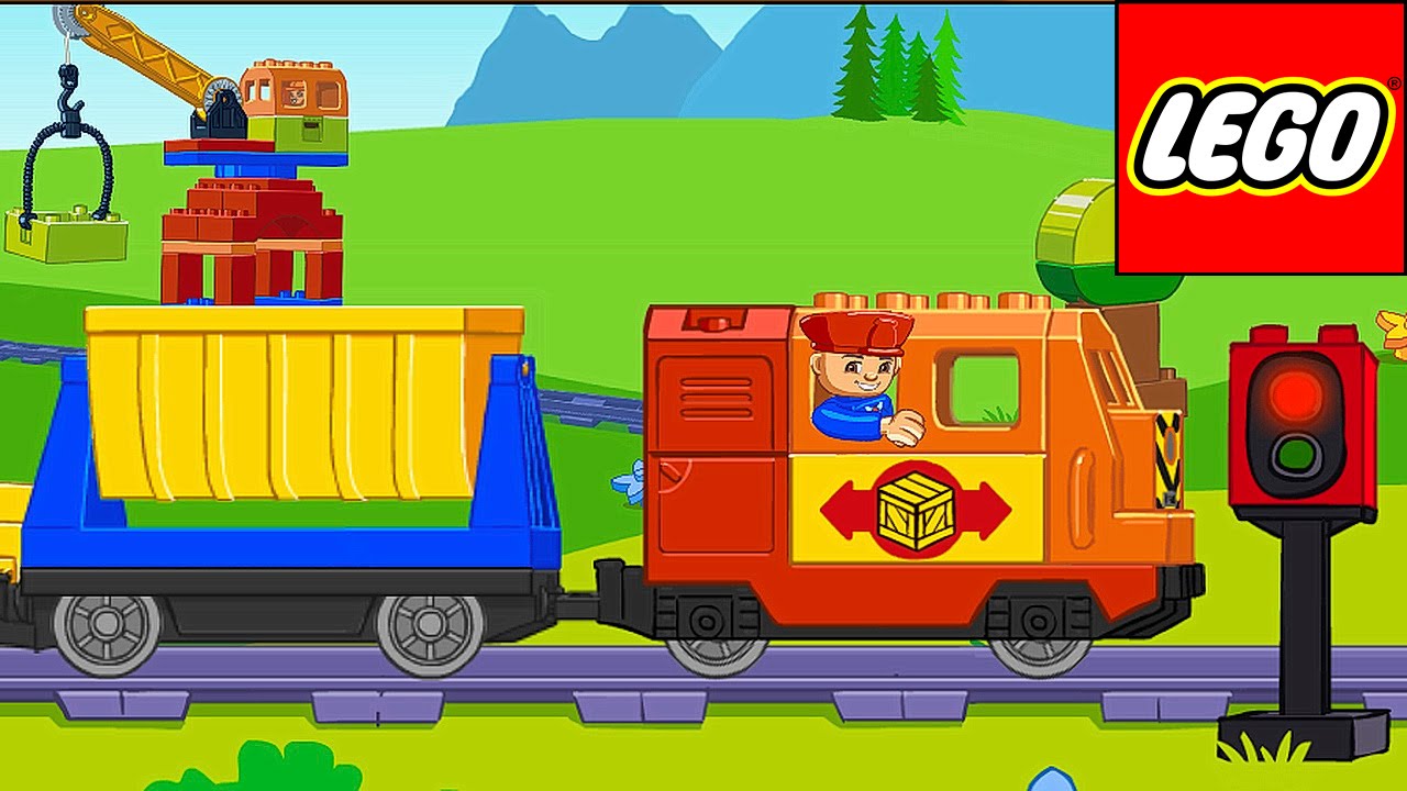Лего поезд и железная дорога для детей. Обзор детского приложения Lego Duplo Train