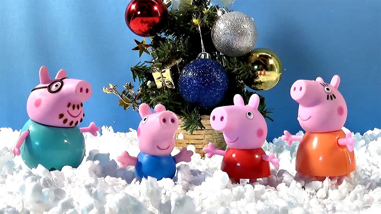 Свинка Пеппа украшает новогоднюю ёлку - Peppa Pig