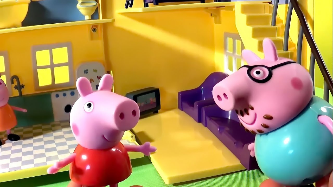 Свинка Пеппа - сборник интересных серий. Развивающие мультфильмы с игрушками для детей - Peppa Pig