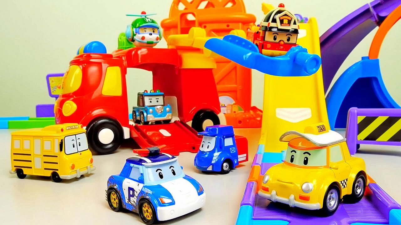 Робокар Поли и его друзья играют в прятки - Видео для ребёнка с машинками Robocar Poli