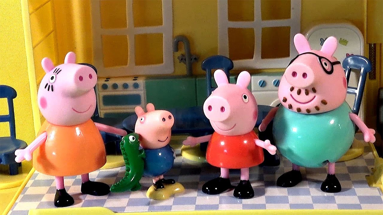 Видео для детей Свинка Пеппа и Загородный Домик - House Peppa Pig