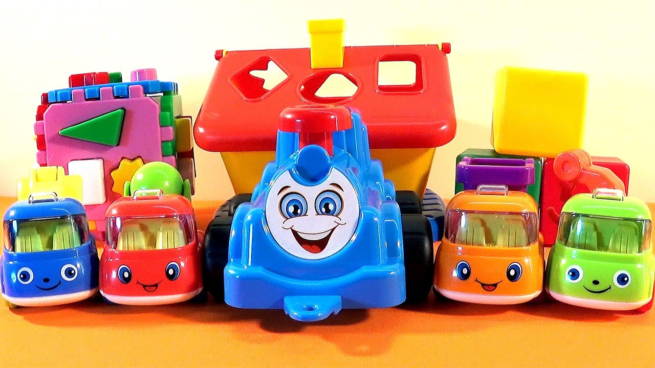 Веселые грузовички - учимся убирать игрушки