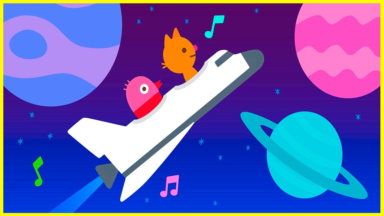 Саго Мини самолёт и космическая ракета - Мультики про Sago Mini для детей малышей и самых маленьких