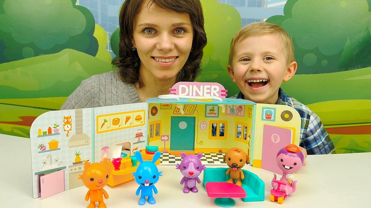 Мультики с игрушками Саго Мини - Кролик Джек открывает своё кафе - Мультфильмы для малышей