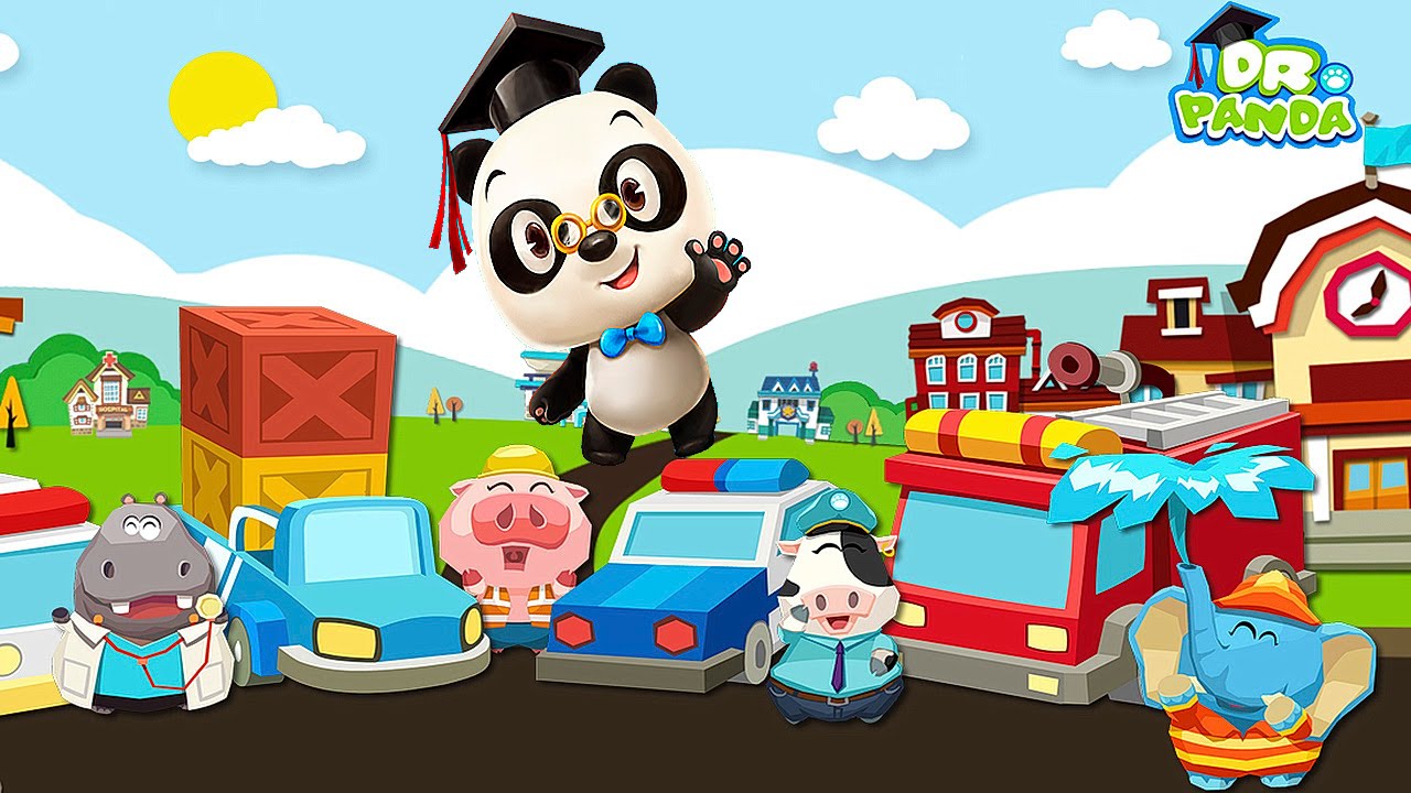 Доктор Панда и город машинок - Развивающий мультик для самых маленьких детей Dr. Panda Toy Cars