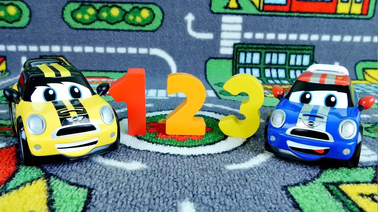 Машинки Go Mini учат с детками цифры - Развивающий мультфильм для детей