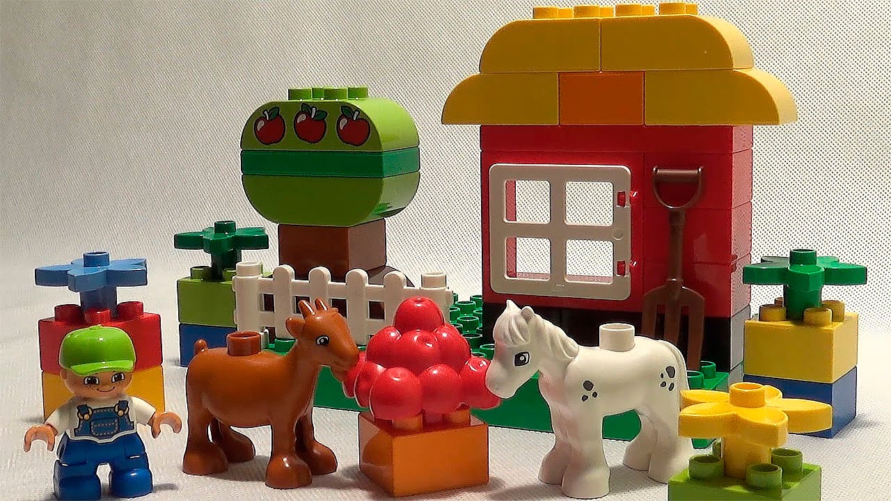 Конструктор Лего ферма. Lego Duplo farm animals