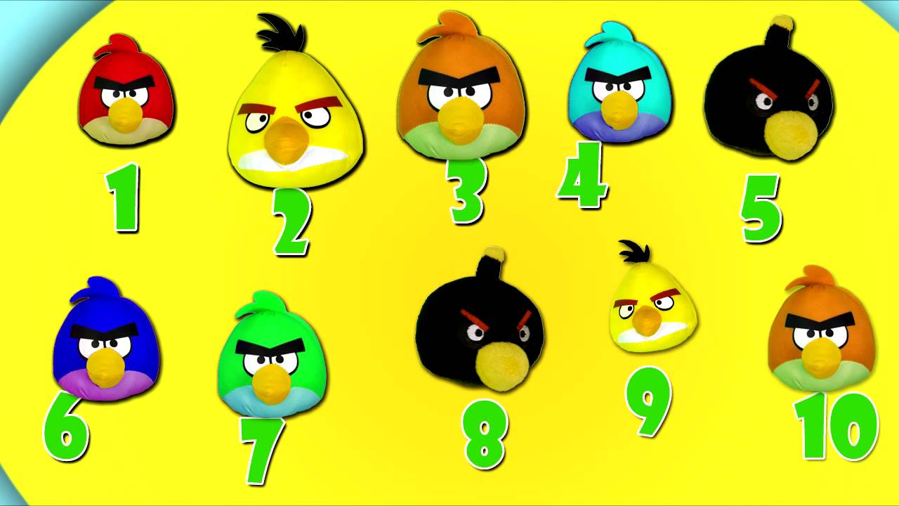 Песенка про Angry Birds. Учимся считать!
