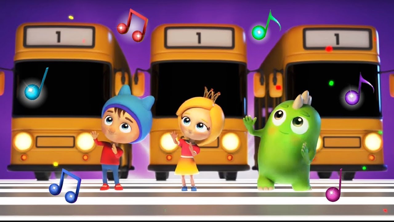 Детские песни про машинки - Сина и Ло - Желтый автобус