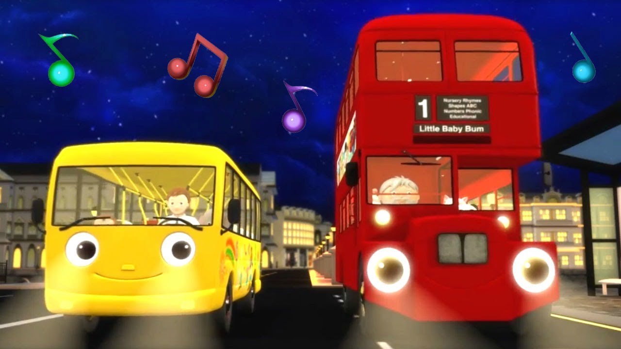 Песенки для детей - Колеса у автобуса крутятся - Мультики Литл Бэйби Бам