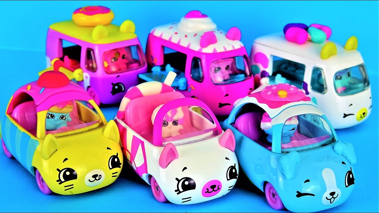 Shopkins Cutie Cars 1 Сезон Первые Машинки для Девочек  Видео для детей