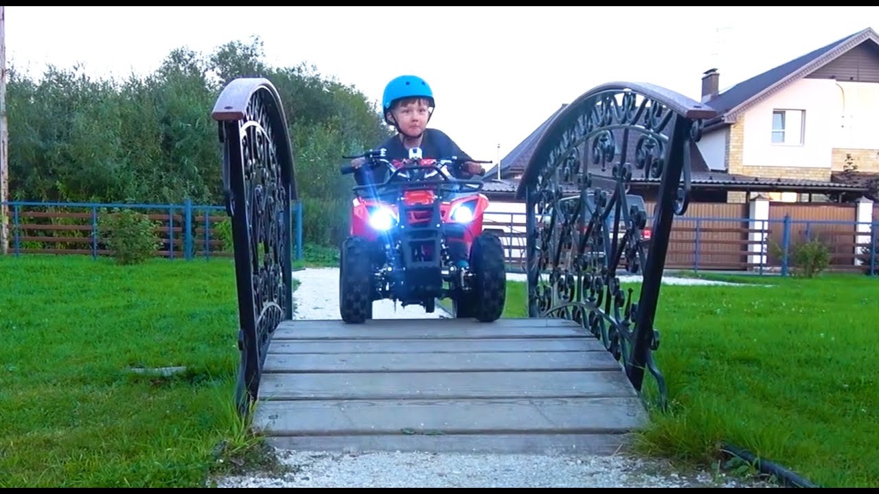 Senya unboxing New Quad Bike for Kids Ride on Power Wheel Super Car