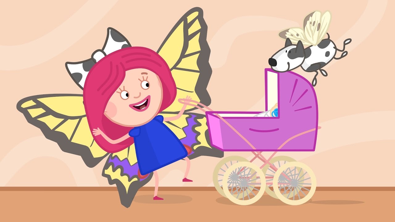 Смарта и Чудо-сумка - Крылья бабочки - Развивающие, обучающие мультики для детей, малышей