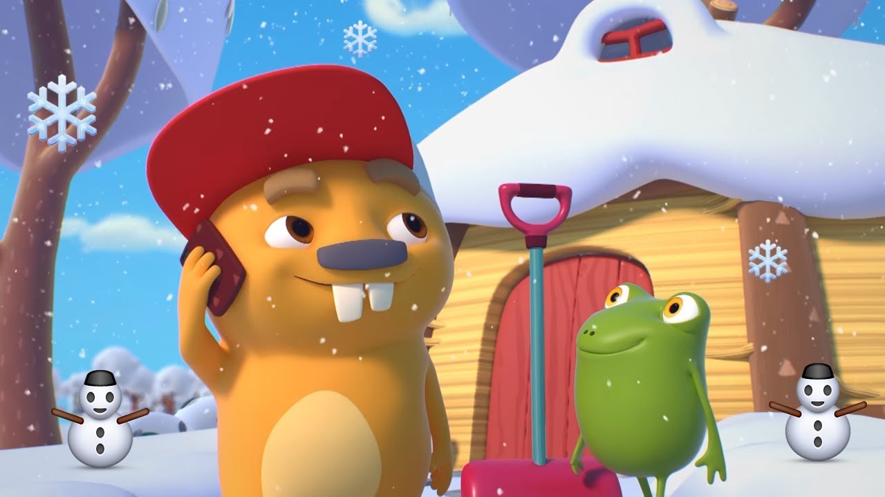 Мультфильмы - Бобр Добр ❄️ ЗИМА ❄️ Сборник мультиков про зиму и Новый год для детей