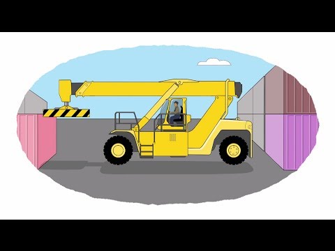 Мультик - Раскраска. У... : Мультфильмы про машинки - Рабочая и строительная техника (сборник)