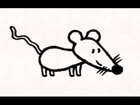 Мультфильмы для Малышей - Рисунки Тёмы - Нарисуй мышку