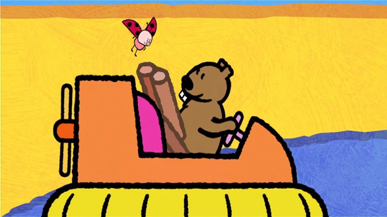 Мультфильмы для Малышей : Рисунки Тёмы - Нарисуй лодку на воздушной подушке