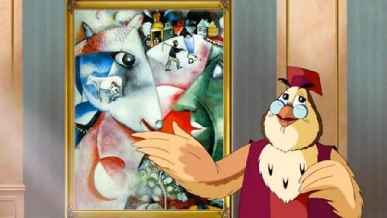Развивающие мультфильмы Совы - художник Марк Шагал - Всемирная картинная галерея