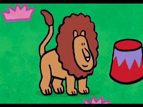 Мультфильмы для Малышей - Рисунки Тёмы - Нарисуй льва