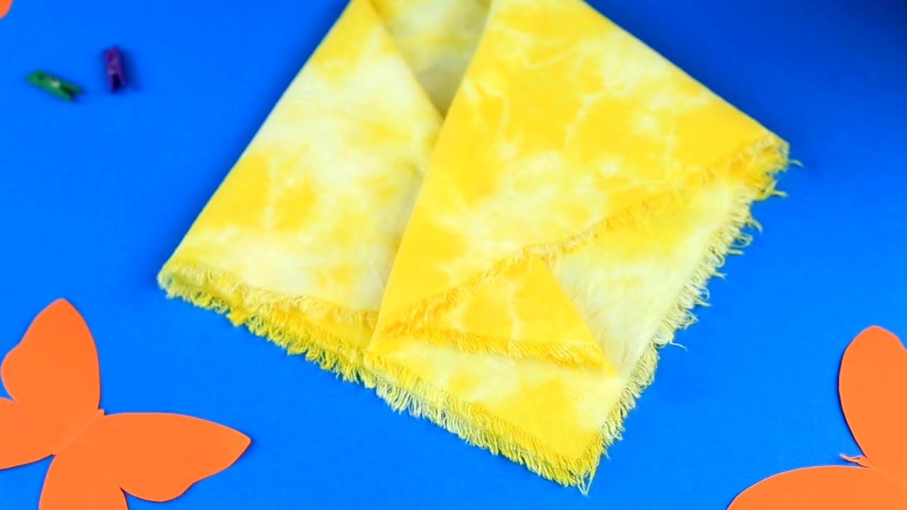 Как покрасить ткань в домашних условиях -  узелковый батик