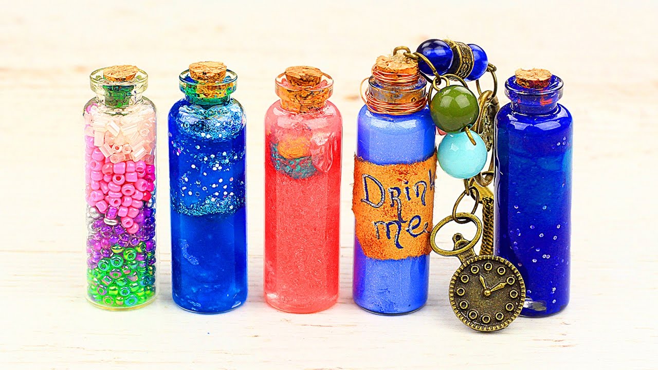Волшебные кулоны-бутылочки своими руками - 8 идей
