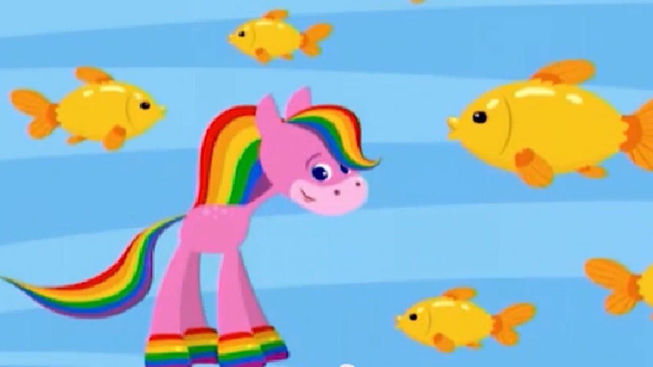 лошадка радуга мультфильм