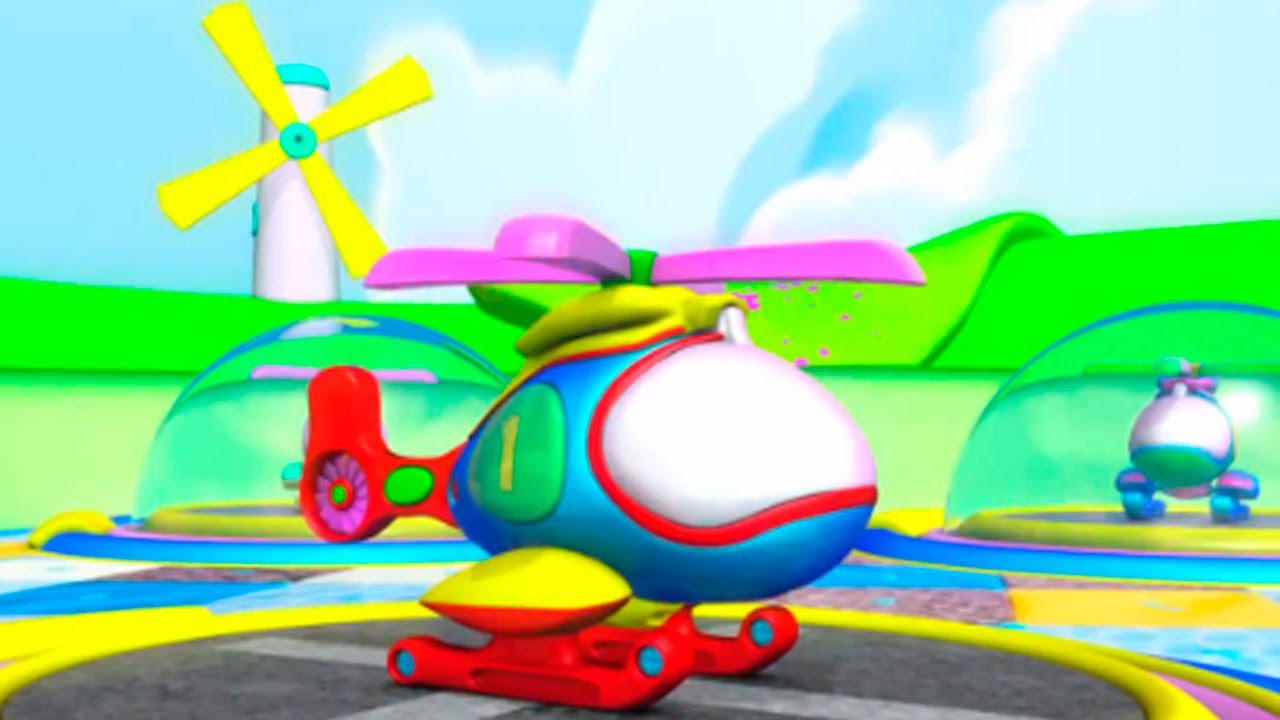Мультфильм про Вертолёты - учимся считать до 7- развивающий мультик для детей
